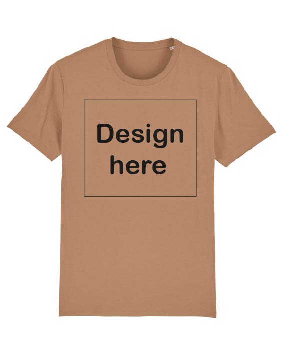Custom clothing T-shirt camel